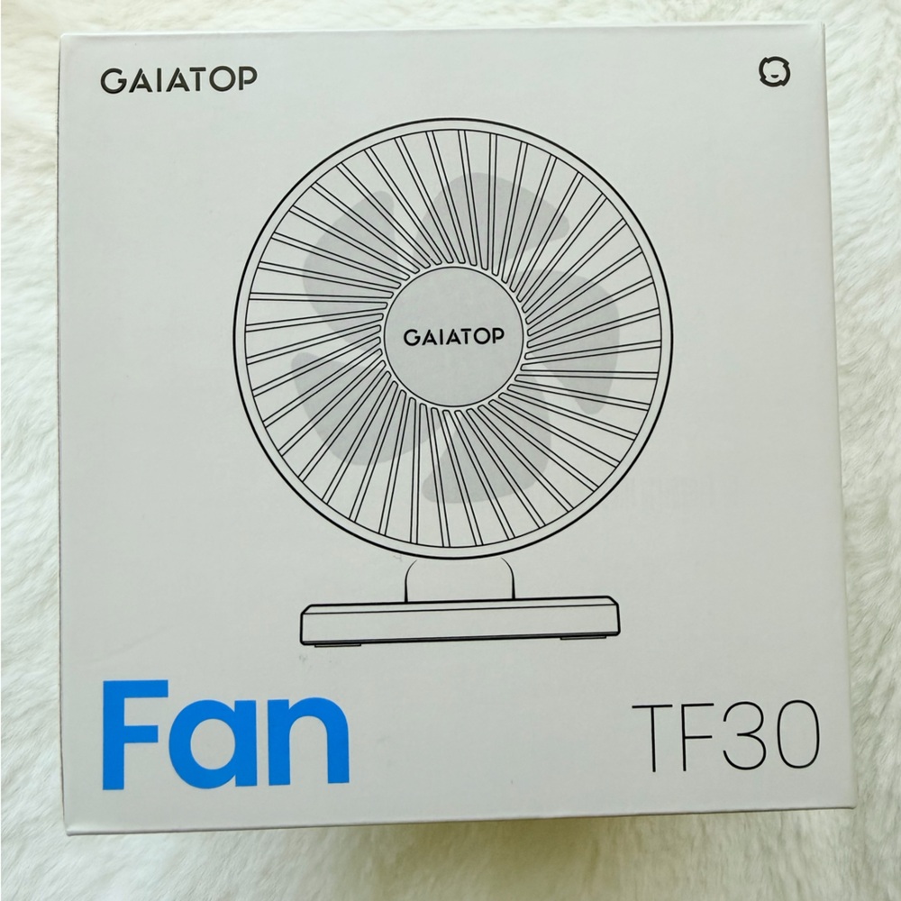 GAIATOP TF30 Desk Fan in Black